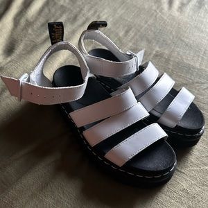 Doc Martens Blaire White Sandals